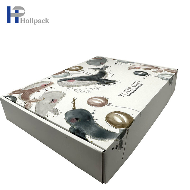 Caixa de correio de papel Kraft caixa de avião ondulado de papelão reciclado