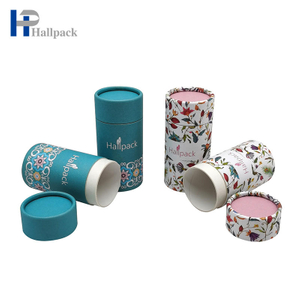 Logotipo personalizado brilho labial redondo tubo de papelão desadorante papel push up tubo de embalagem de papel