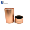 Venda quente Eco amigável tubo de papel reciclável personalizado Rose Gold Paper Tube