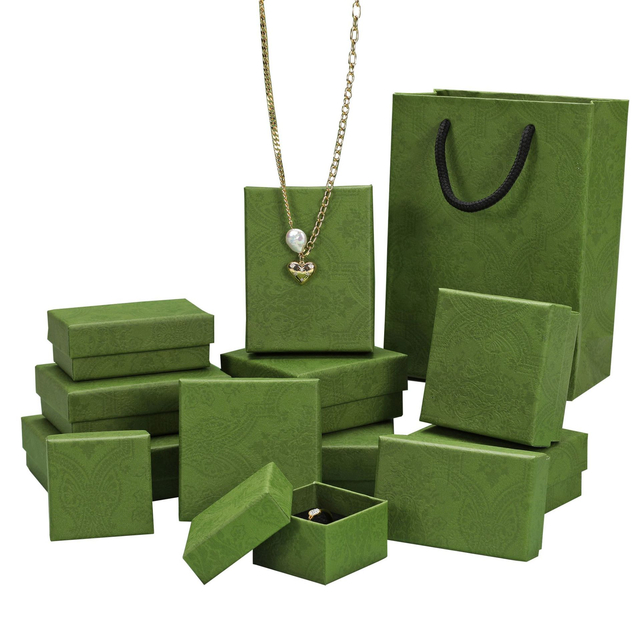 Pacote de Caixas Céu e Terra para Brincos Rings Watch