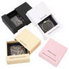 Embalagem de presente para gavetas deslizantes de luva rígida com gaveta Jewelry Box for Earrings Anéis