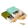 Biodegradable Personalized Logo Paper Boxes embalagem com gaveta para brincos de anéis