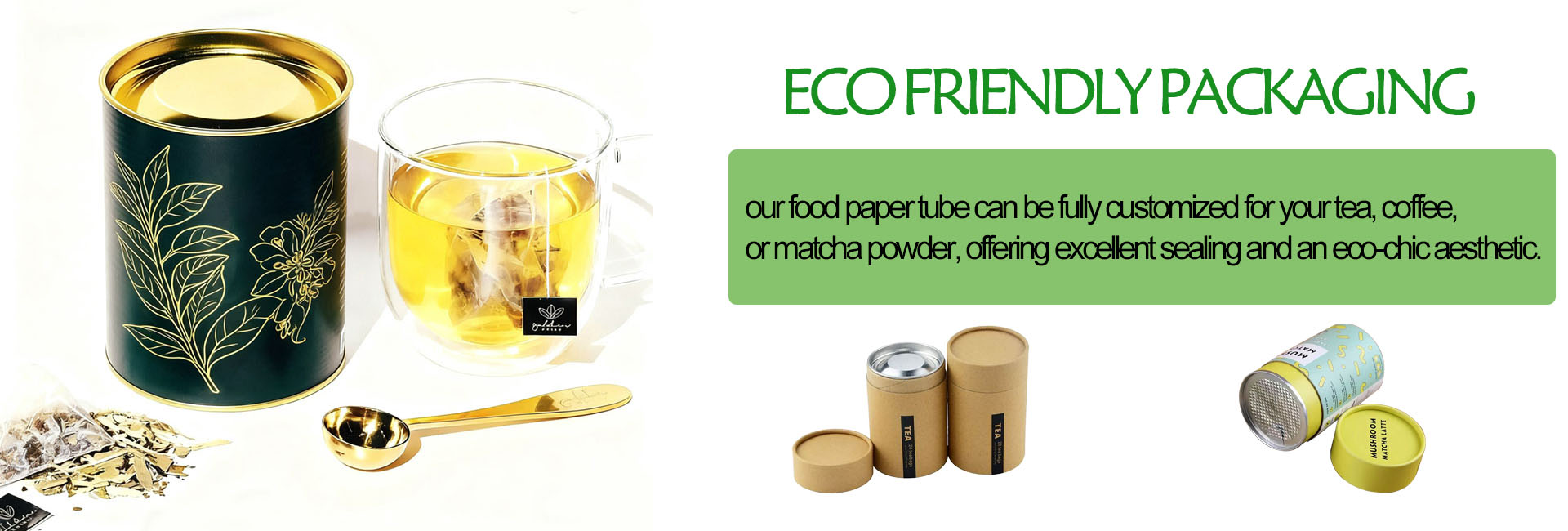 embalagem de tubo de papel com personaliza&ccedil;&atilde;o