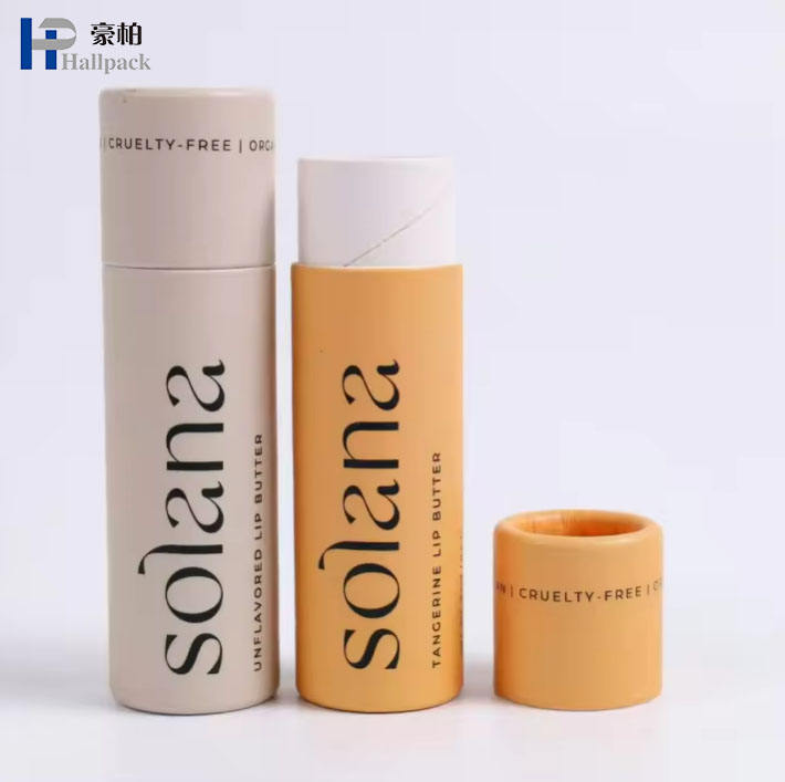 O tubo push-up da barra da loção de Eco personaliza o tubo profissional do batom do cartão