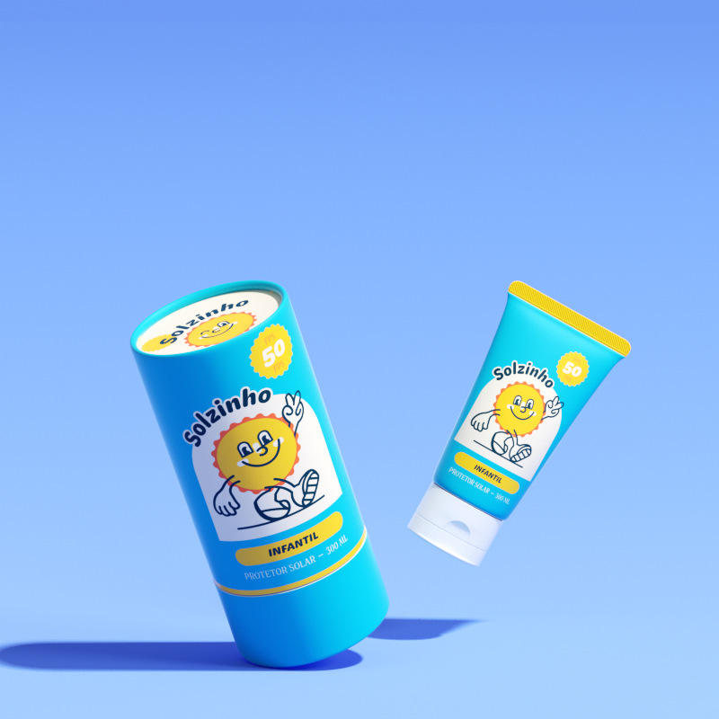 Tubo de papel para cosméticos Solução de embalagem durável Cilindro de tubo de pacote de papel cosmético biodegradável personalizado natural ecológico