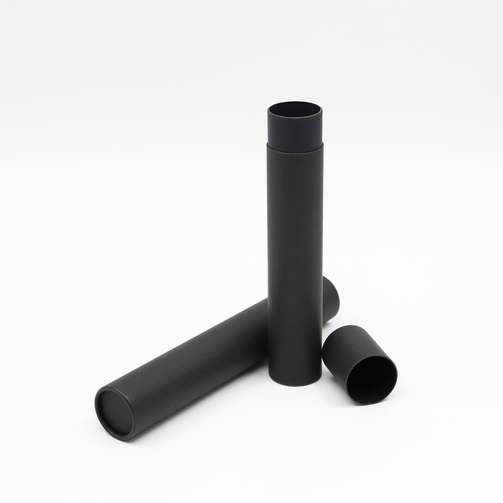 Eco amigável personalizado artigos de papelaria arte suprimentos papelão embalado caixa de tubo redondo embalado para pintura pigmento caneta lápis coloridos