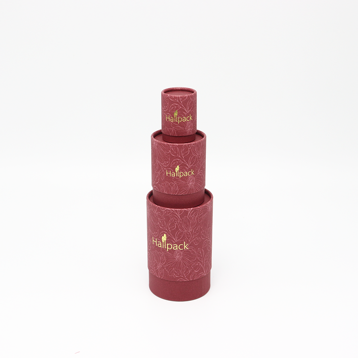 Tubo de papel de embalagem feito sob encomenda ecologicamente correto da caixa do cilindro do cartão do produto comestível para o chá