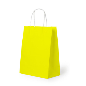 Saco de embalagem de papel Kraft reciclável personalizado com solução de embalagem biodegradável de fábrica com alça de transporte