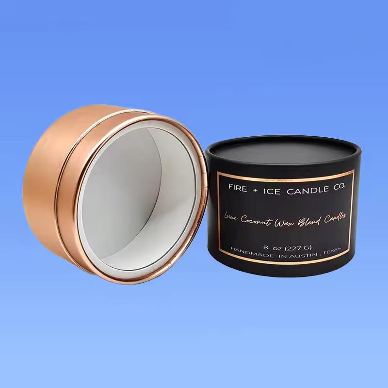 Tubo de papel para cosméticos Solução de embalagem durável Cilindro de tubo de pacote de papel cosmético biodegradável personalizado natural ecológico