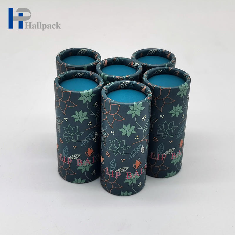 Recicl o tubo de papel do batom do desodorante do produto comestível levanta a embalagem de papel do tubo