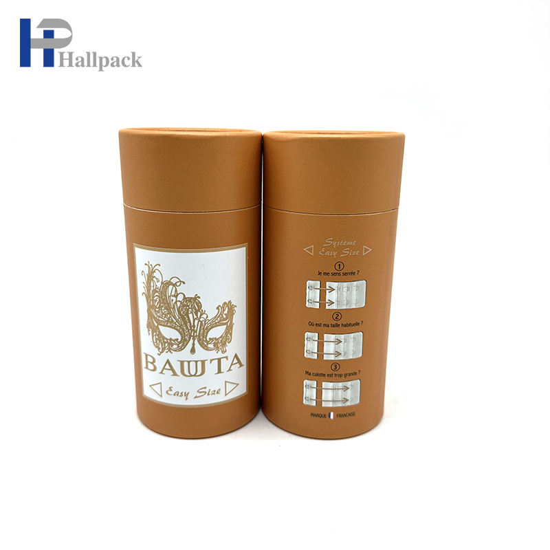 Venda quente tubo de papel vazio embalagem tubo de papel do cilindro de roupas íntimas