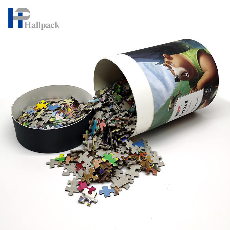 Tubo de papel para embalagem de papelão artesanal para brinquedo