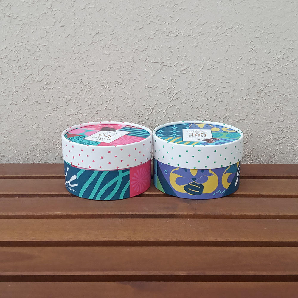 Tubo de papel de papelão para bolo de cozimento personalizado de luxo mais vendido no atacado