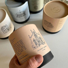 Caixa de embalagem de cilindro de alta qualidade, garrafa de perfume de vela kraft, saco de chá de café, embalagem de tubo de papel personalizado