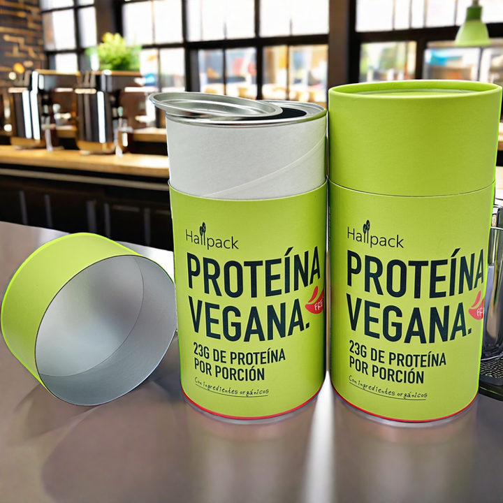 100% preço de fábrica hermético grau alimentício embalagem de tubo de papel de papelão embalagem de tubo para embalagem de cilindro de chá de café