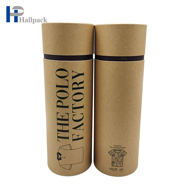 Tubo de papel de papel artesanal de venda quente imprimindo tubo de papel de formato redondo