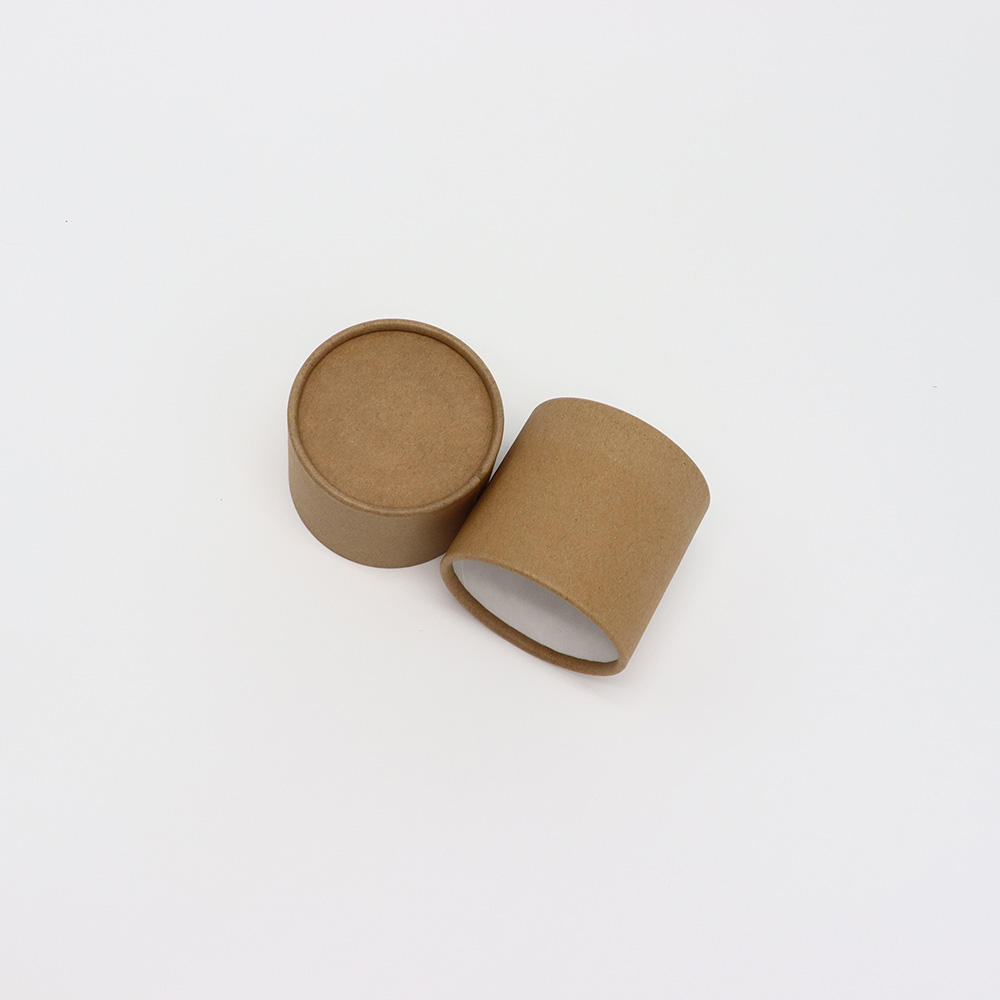 Tubos cosméticos de papel biodegradável Tubos Kraft em branco