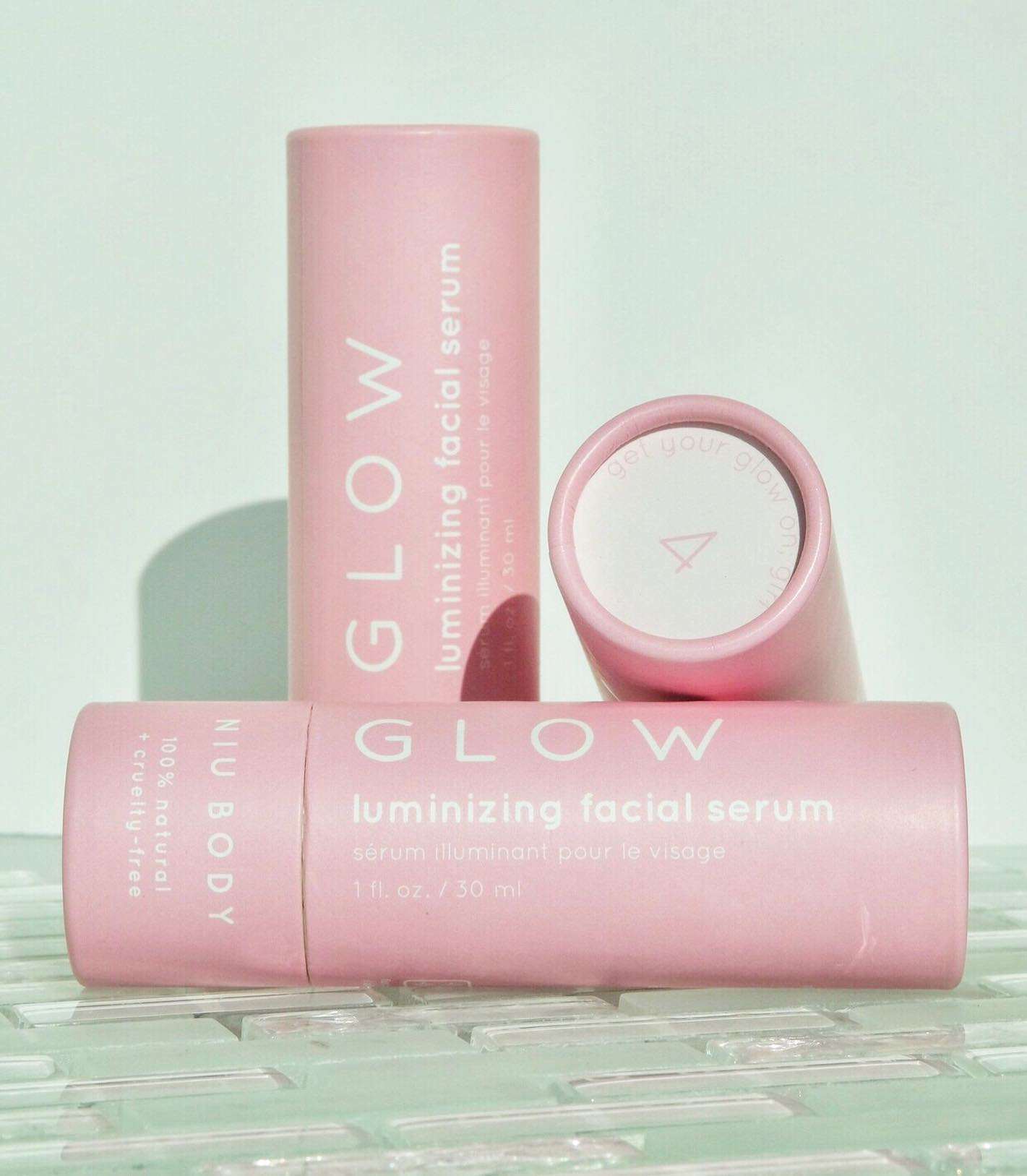 Frasco de perfume cosmético personalizado, tubo de papel de óleo essencial, cilindro redondo, tubos de embalagem de papelão para soro de cuidados com a pele