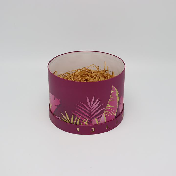 Tubo de papel feito sob encomenda amigável da caixa do cilindro do cartão de Eco que empacota para o perfume dos cuidados com a pele floresce o presente de aniversário do presente do feriado