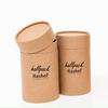 Tubo biodegradável do papel de embalagem que empacota o recipiente do chá do tubo do papel do chá