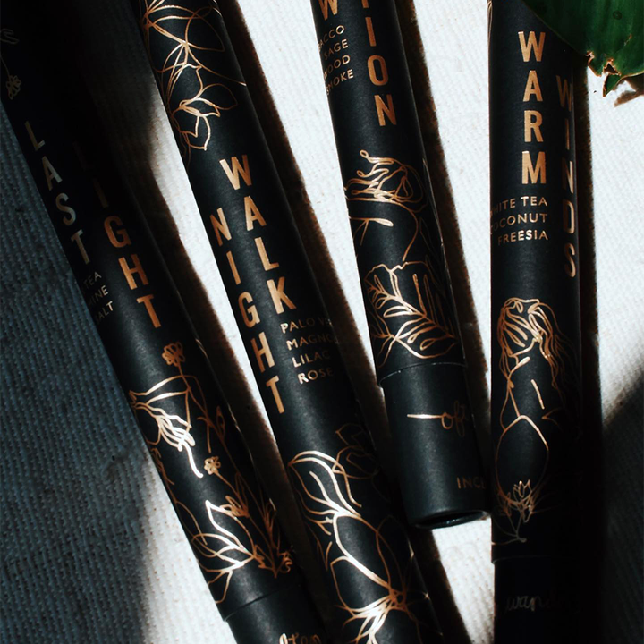 Embalagem de tubo de papel redondo com design personalizado ecológico para tubo de embalagem personalizada de incenso Embalagem de cilindro biodegradável