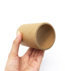 Embalagem de papel redondo personalizado, caixa de tubo de cilindro de papelão, tubo de papel kraft por atacado