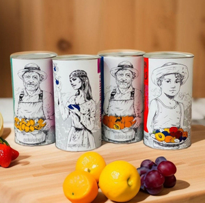 Recipientes cilíndricos de qualidade alimentar reciclados personalizados por atacado, tubo de papel de folhas soltas de chá, cilindro de embalagem, tubo de chá com tampa de metal