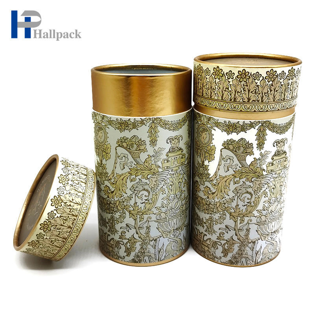 Tubo de papel para embalagem de presente em papelão Tubos de papel para embalagem de lanche