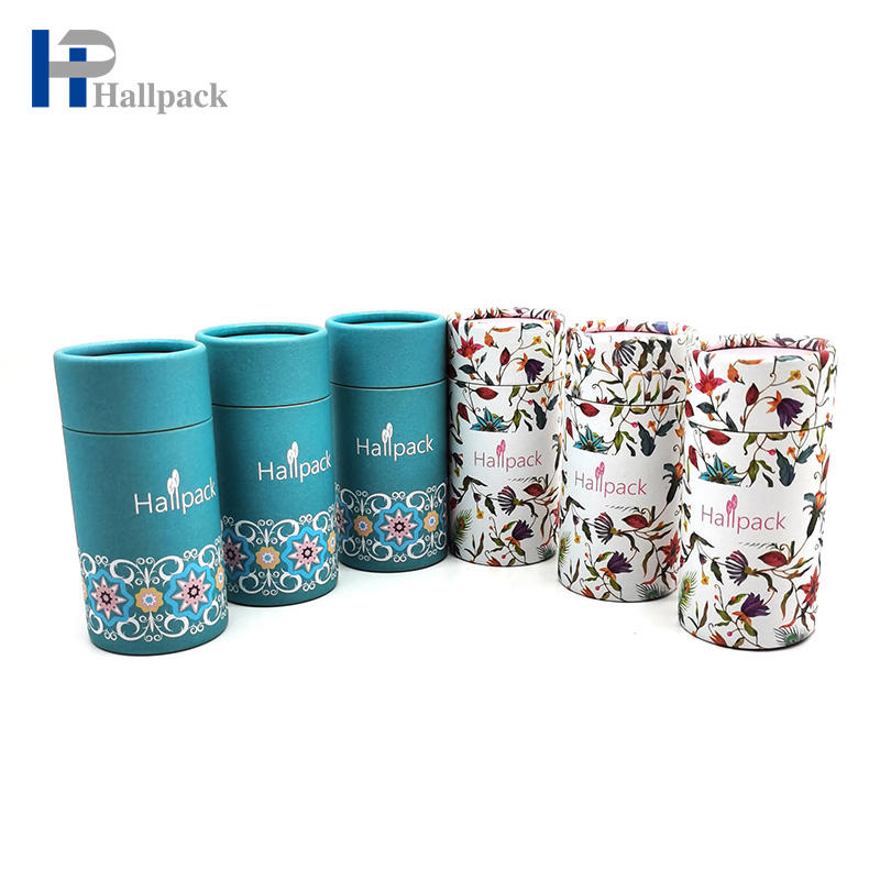 Logotipo personalizado brilho labial redondo tubo de papelão desadorante papel push up tubo de embalagem de papel