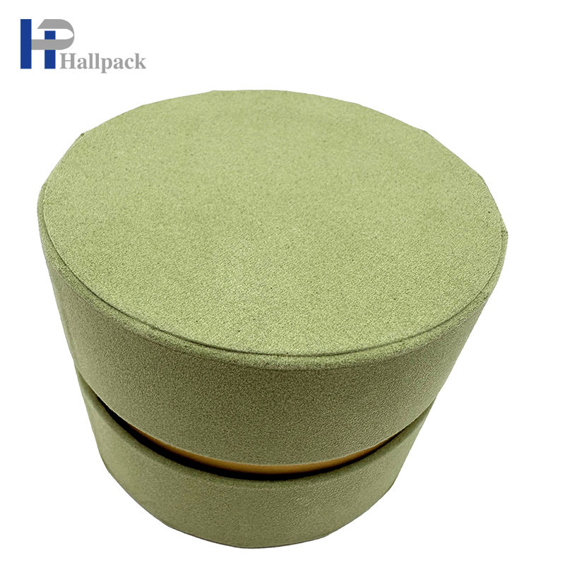 Empacotamento redondo feito sob encomenda amigável do tubo do papel do cartucho do produto comestível de Eco