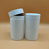 Tubos biodegradáveis ​​de empacotamento originais do cartão do papel branco do tubo
