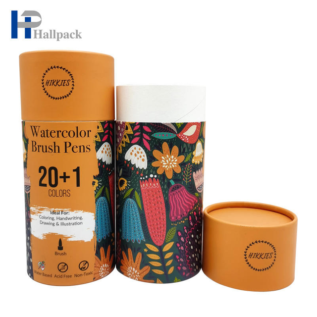 Tubo de papel biodegradável hermético de Facialmask para cotonete de algodão