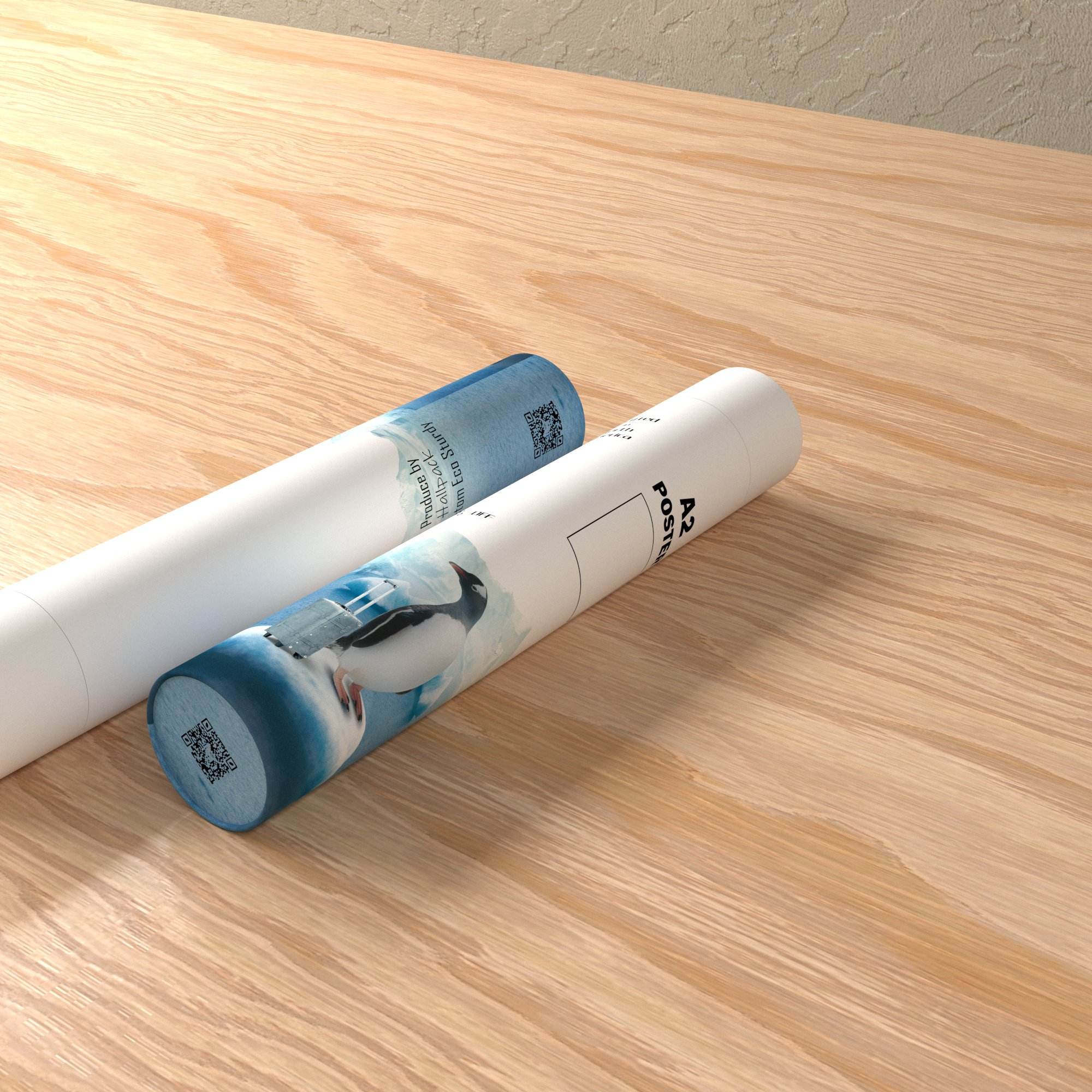 Caixas de tubo de embalagem de papelão kraft reciclado, papel redondo biodegradável com gravação para armazenamento de cosméticos