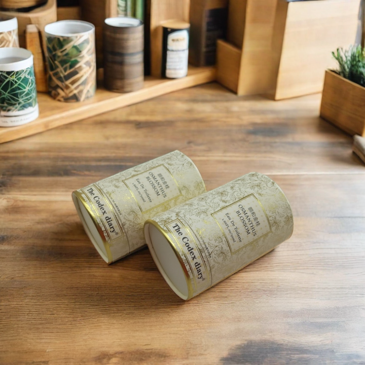 Caixa de embalagem de cilindro impresso de grau alimentício, logotipo rígido personalizado, café, chá, papelão redondo, tubos de papel artesanal