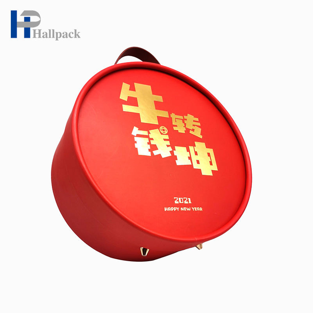 Embalagem luxuosa personalizada dos tubos de papel da caixa do pacote do presente do cartão