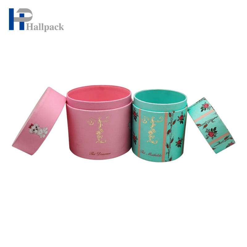 Tubo de alimento Caixa de papel Caixa de presente Tubo de papel redondo de produto comestível