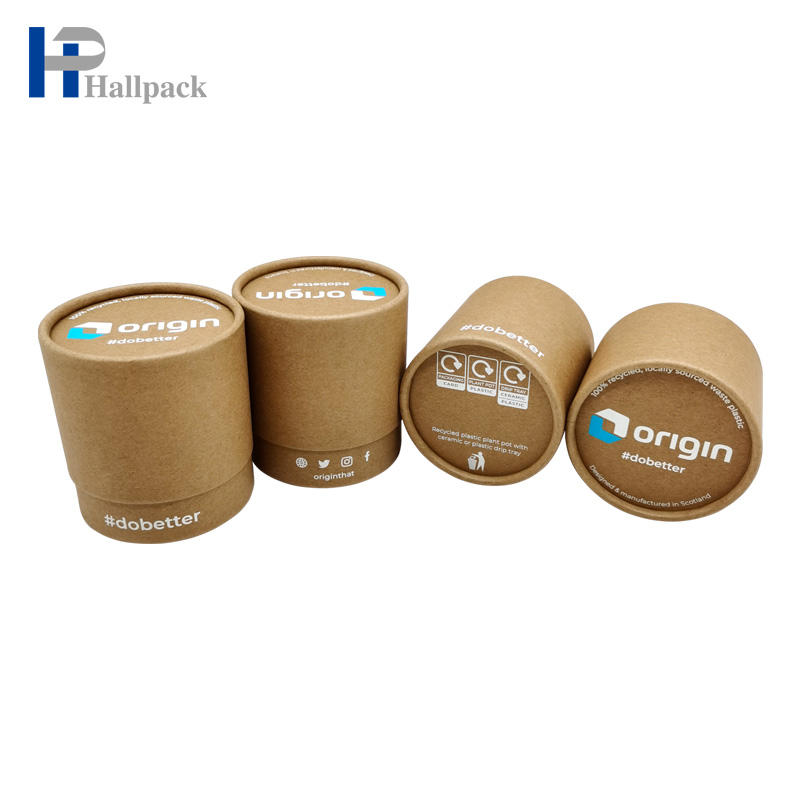 O papel da caixa do tubo do cilindro pode tubo de papel forte para o chocolate