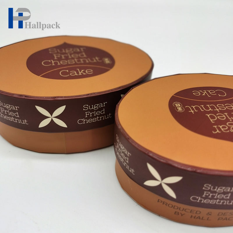 Venda quente tubo de papel de embalagem biodegradável de qualidade alimentar tubo de papel oval