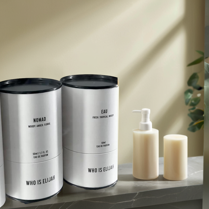 Tubo de embalagem de papel biodegradável projetado personalizado, batom, perfume, artesanato, óleo essencial, pó solto, superfície de gravação