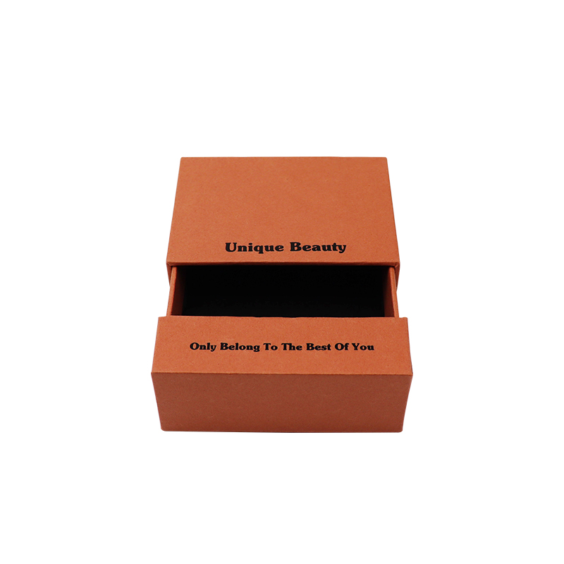 Embalagem de presente para gavetas deslizantes de luva rígida com gaveta Jewelry Box for Earrings Anéis