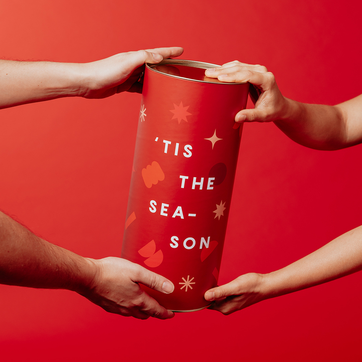 Tubo biodegradável que empacota a tampa e o fundo do metal do papel tubos de transporte reciclados tubos de papelão para o alimento e o conjunto do presente