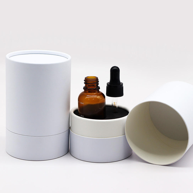 Luxo atacado 30ml/50ml/80ml vela/perfume/caixa de embalagem de cosméticos tubo de papel para óleo essencial