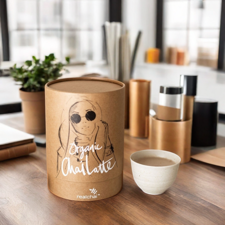 Embalagem de impressão personalizada Pacote de caixa de cilindro de papelão Porcas Café Chá Embalagem de tubo de papel