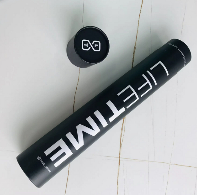 Tubos de papel de grau alimentício Kraft personalizados, embalagem de papelão, tubo de papel cilíndrico redondo