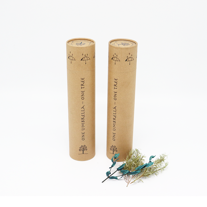 Tubo de papel amigável personalizado da caixa do cilindro do cartão de Eco que empacota para o guarda-chuva do badminton do papel de parede do vaso da garrafa