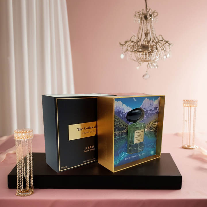 Creme facial perfume laminação fosca e gravação em relevo estrutura rígida couro premium luxuoso e embalagem caixa de presente de joias de papelão