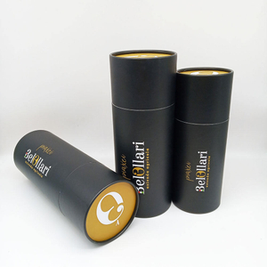 Recipiente de papel para envio de tubo de papel personalizado de papelão Kraft ecológico