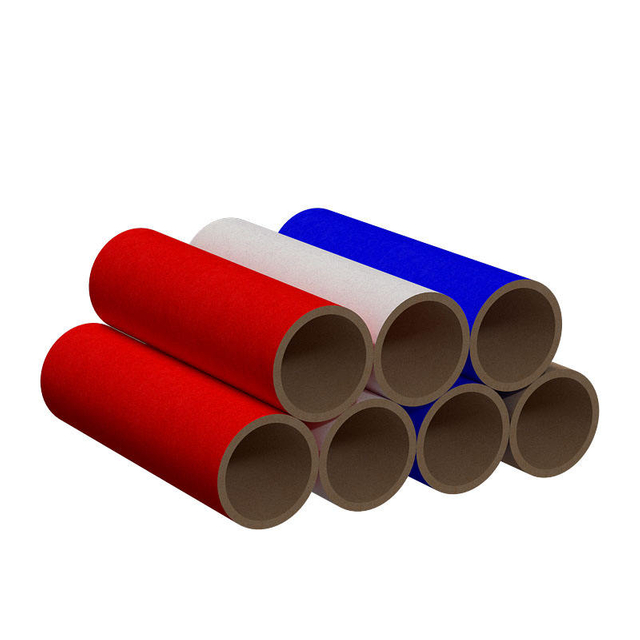 Tubos de rolo de papel artístico, ecológico, biodegradável, colorido, de 2 polegadas, 54mm, artesanal, faça você mesmo, tubos de artesanato de papel colorido