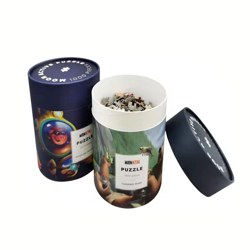 Tubo de papel de empacotamento feito sob encomenda amigável do papel da caixa do cilindro do presente & do ofício de Eco que empacota para crianças