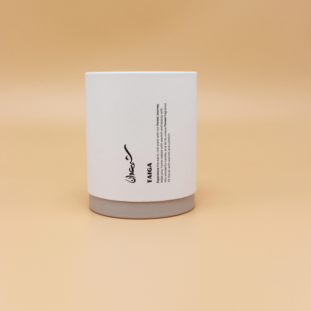 Impressão personalizada reciclável eco-amigável caixas de cilindro de papel de embrulho tubos de vela recipientes personalizados caixas de presente tubos de embalagem